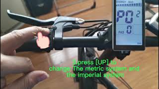 How to change PASELEC PX5 display The metric system and the imperial system