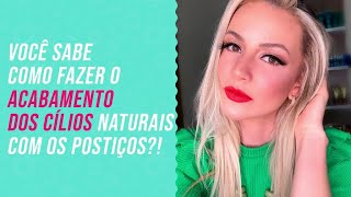 💄 Maquiagem by Rafa - Você sabe como fazer o acabamento dos cílios naturas com os postiços?!