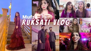 RUKSATI VLOG: Bestie's wedding - Mufza | Yusravlogs