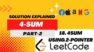 4SUM | LeetCode java | TwoPointer | JAVA | Part 2