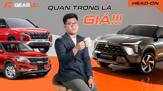 Mitsubishi Xforce đối đầu Hyundai Creta và KIA Seltos: GIÁ BÁN là điểm mấu chốt | GearUp Head-on