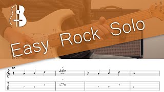 Easy Rock Solo - Play Along with Tabs