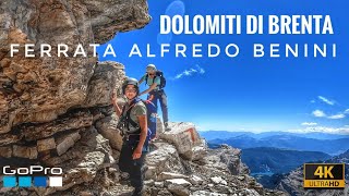 Ferrata Alfredo Benini • Dolomiti di Brenta (Rifugio Stoppani • Rifugio Tuckett)