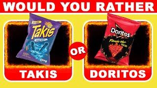 Snack Showdown: The Ultimate Food Quiz - Would You Rather?