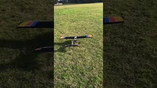 #RC nitro plane run up and flight #rc200 #rcplane