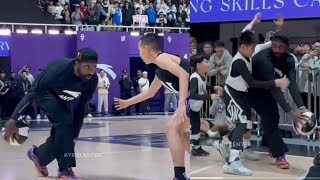 Kyrie Irving COPIES the professor & HAD KIDS on SKATES & IMITATES  KOBE with a double team!