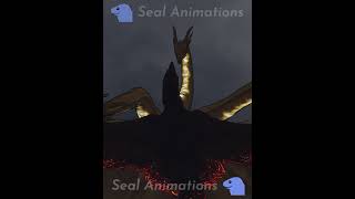 King Ghidorah vs Kong and Rodan | Animation #shorts