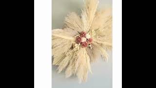 Pampas Grass Flower Arrangement for Backdrop, Arch, Wall Decor #wedding #weddingdecor