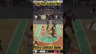 No eat my small forward did contact dunk #nba2k24 #contactdunks #2kcommunity #viralvideo