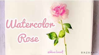 Watercolor Rose Timelapse