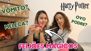 PROVANDO TODOS OS SABORES DE FEIJÕES MÁGICOS DO HARRY POTTER (DEU RUIM) | Dudda Alves