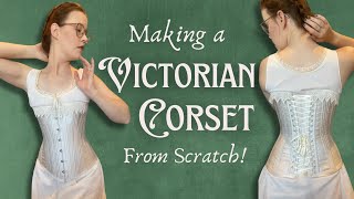 Sewing a 1890's Victorian Corset || Becoming Clara From Doctor Who(Part 2 of 5)