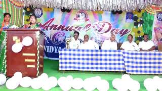 @10th Anniversary Annual Academic success speech by Principal  B Sunitha Garu Sri Vidya Sai School@