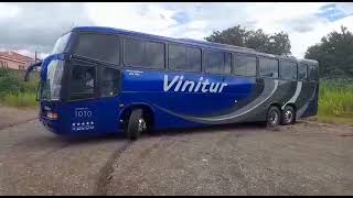 Gv 1150 Scania da Vinitur Turismo saindo da reformadora