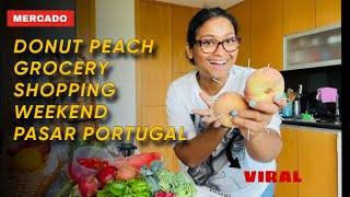 PASAR PORTUGAL‼️BUAH LOCAL INI VIRAL DI MALAYSIA -DONUT PEACH 🍑