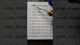 CVCC Word family || ending blends || Phonics || mommy's class #shorts