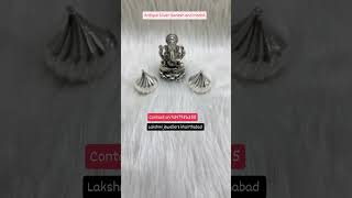 Antique silver Ganesh idols with modak  both design 💕