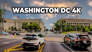 Washington DC Driving Tour 4K - Driving Downtown USA Capital City