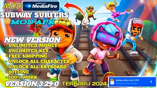 Update !! Subway Surfers Mod Apk Terbaru 2024 Version 3.29.0 Unlimited Money & Unlock All Character