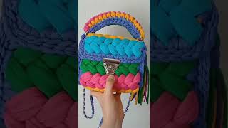 Colorful Handmade Crochet Bag valentines gift For Woman From  Luxury Purse Handbag