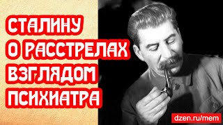 Вышинский Сталину о репрессиях. Взглядом психиатра