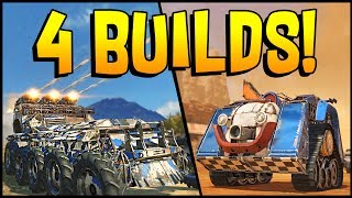 Crossout - FOUR BUILDS! Triple Cricket Launchers, Dual Reapers, a Spider & a Clown!