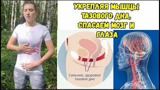 Сосуды мозга и глаз ДЕГРАДИРУЮТ, когда слабеют 3 интимные мышцы. Поможет ЯГОДИЧНО-БРЮШНОЕ дыхание