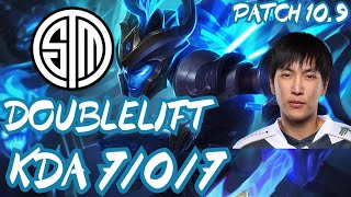 TSM Doublelift KALISTA vs MISS FORTUNE ADC - NA CHALLENGER - PATCH 10.9