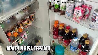 meskipun belum punya friser akhirnya kulkas aq pakai untuk menaruh minuman