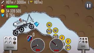 Hill Climb Racing, Moonlander, Cave, 1600m