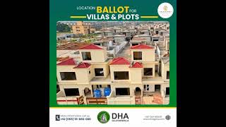 Dha Gujranwala plots & Villas Ballot Comming Soon  #constructionproject #villageestate #foryou