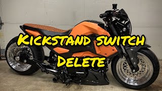 DIY KICKSTAND SWITCH DELETE ON HONDA GROM