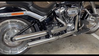 Fatboy Eliminator 300 Exhaust Sound inside parking garage