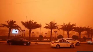 🚨BAGHDAD SKY TURNS RED TODAY 🇮🇶 Dust storms sweep Iraq, May 16 2022  العاصفة الترابية بَغْدَاد