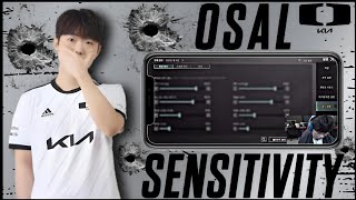 오살 OSAL PUBG LIVE SENSITIVITY REVEALED |오살 OSAL PUBG NEW SENSITIVITY 2024 | PUBG MOBILE