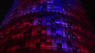 Torre Agbar, Barcelona (Lights go out whilst filming!)