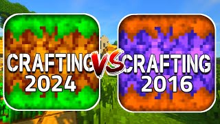 OLD Crafting and Building VS NEW UPDATED 1.21 Crafting and Building  | Which Game Is Better?!?!