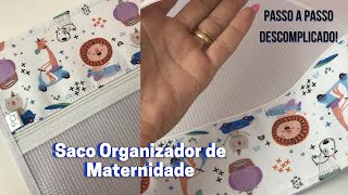 Saco organizador de maternidade Passo a Passo