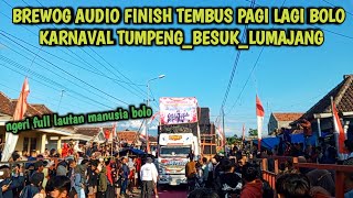 sang maskot brewog audio menuju garis finish tembus pagi lagi || karnaval tumpeng_besuk_lumajang •