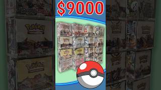 💰$9,000 Pokemon Sealed Collection! 🔥 #pokemon #shorts #pokemontcg #pokemoncommunity #pokemoncards