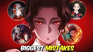 Biggest Mistakes of Muzan kibutsuji 😨 | The real reason to his death.