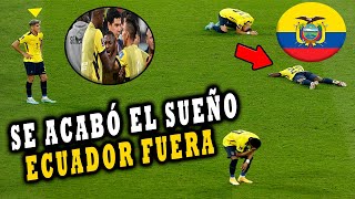 ¡DESGARRADOR! LAS LÁGRIMAS DE MOISES CAICEDO REACCIONA A LA ELIMINACIÓN DE ECUADOR ANTE SENEGAL