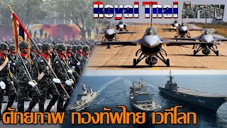 จัดอันดับ "แสนยานุภาพกองทัพไทย ปี 2566" Royal Thai Army ranking ( 145 ประเทศ global firepower 2023 )