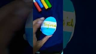 Kinder joy 😍😋 recreation of tonni art and craft #ytstudio#viral#tonniartandcraft#crafteravi