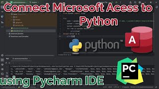 Python Programming - Connect Microst Access to Python - pyodbc