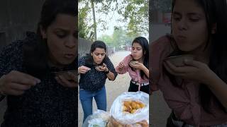 Golgappa compitition karne aai 2 ajeeb ladkiya 😂 #funny #comedy #short #video