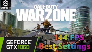 Best Grafic GTX 1060 Warzone Settings FPS MAX