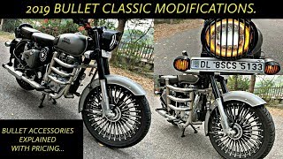 Modified New Bullet Classic 350 | New Bullet Classic 2019 modifications | Modified Bullet from Delhi