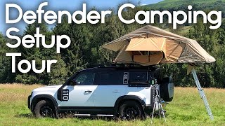 Land Rover NEW Defender L663 Camping Setup Tour & "Gerry Can Holder"