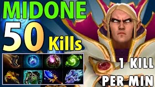 Midone Invoker- Dota 2: Crazy Invoker 50 Kills [1 Kill Per Min] @ 92070 Dmg & 1030GPM